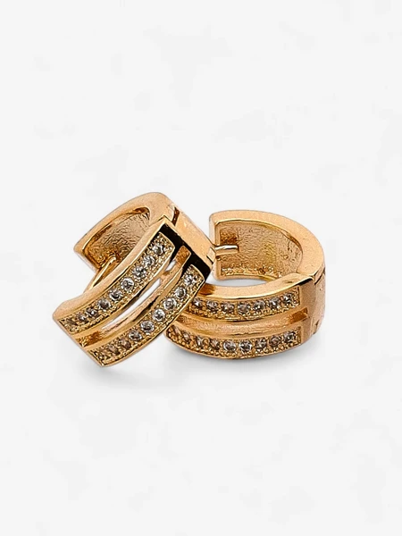 Royalfashion Boucles d'oreilles femme avec zircon cubique