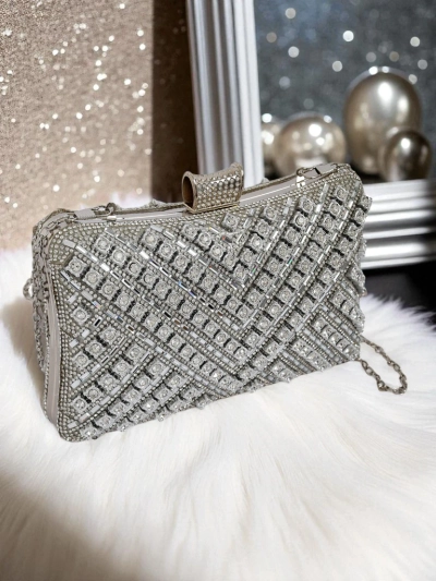 Royalfashion Pochette pour femme avec strass Seraphine Glint