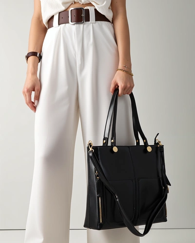Royalfashion Sac à main élégant pour femmes, grand, avec poches