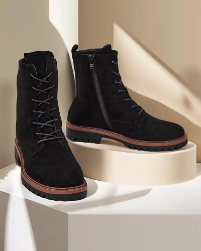 Bottines à lacets pour femmes Royalfashion Gosop