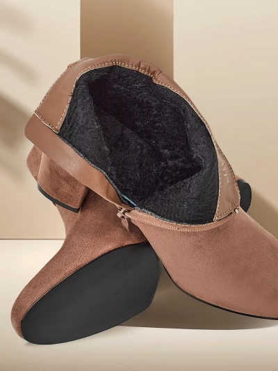 Les bottines à talons chunky pour femmes de Royalfashion Eloron