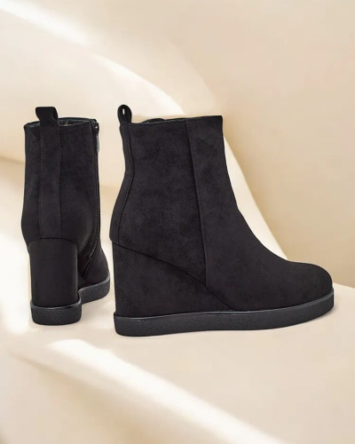 Royalfashion Bottes compensées pour femmes Sierra