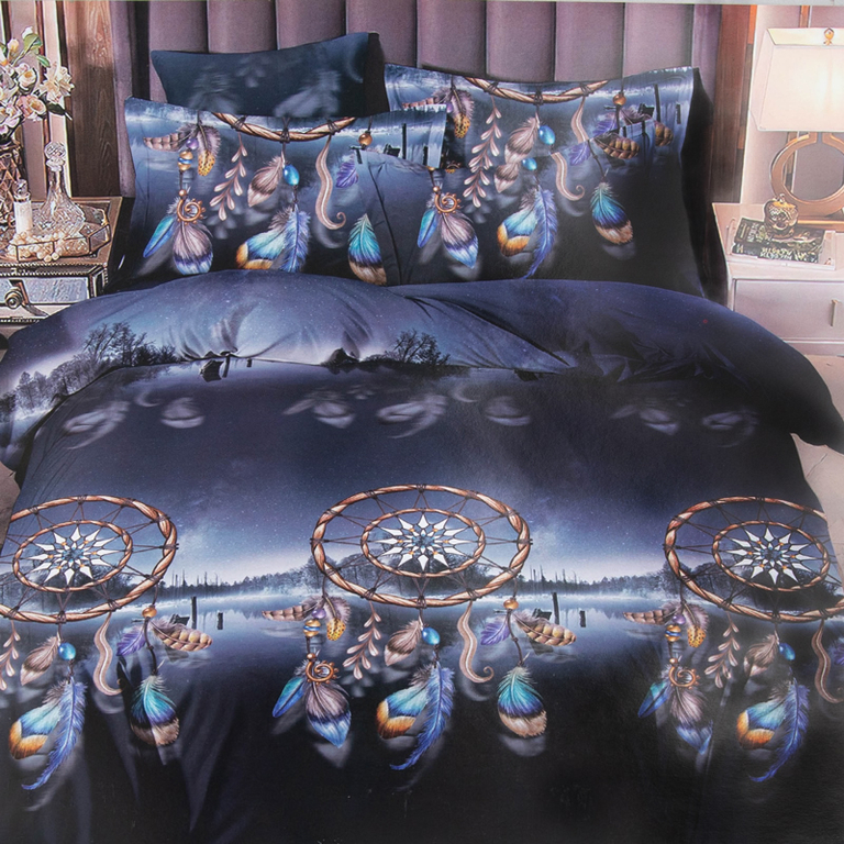 Parure de lit 160x200 3 pièces - draps