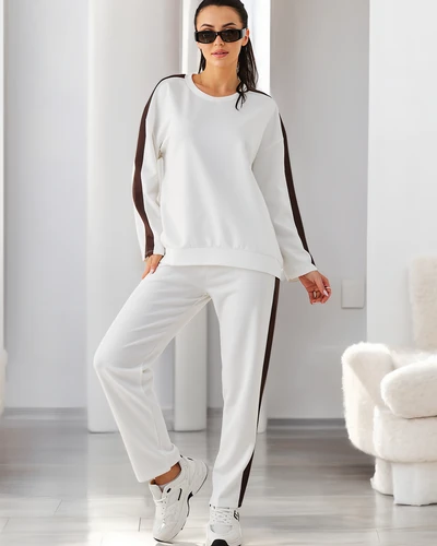 Royalfashion Ensemble de sport pour femmes Casual Form