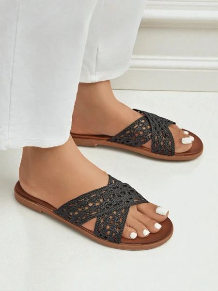 Royalfashion Mules plates pour femmes Ella Brooke