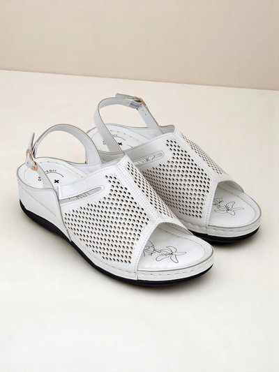 Royalfashion Sandales compensées pour femmes Mira