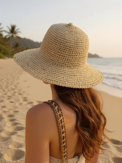Royalfashion Chapeau de paille pour femme Shade Muse