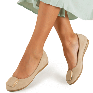 Ballerines femme beige Milagros - Footwear