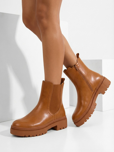 Royalfashion Bottes Dovivas en cuir eko pour femme