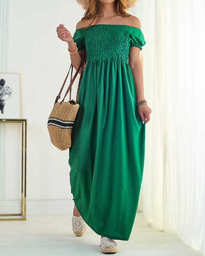 Royalfashion Robe midi pour femme a'la hiszpanka