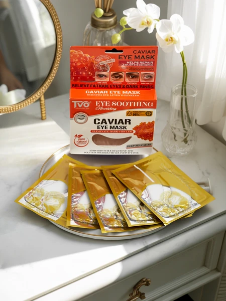 Patchs pour les yeux en gel au caviar