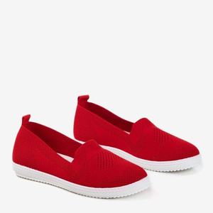 Chaussures de sport rouges Slip On Laurita - Chaussures 1