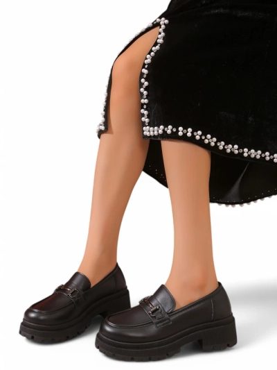 Royalfashion Mocassins pour Femmes Ellason