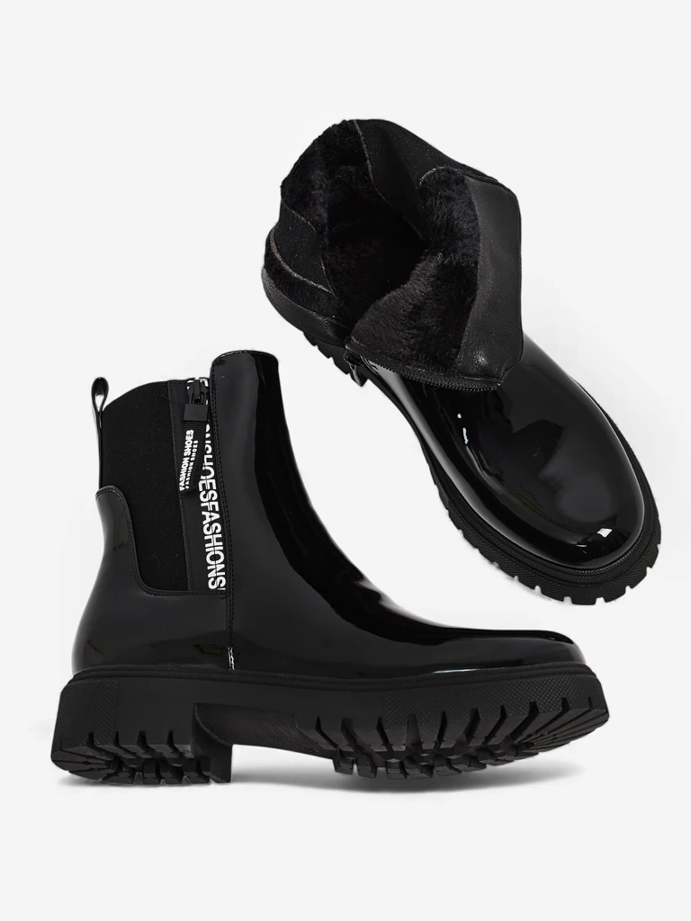 Bottines vernies pour femmes Somaliane