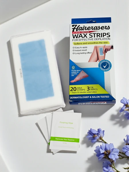 Bandes de cire pour l'épilation du corps