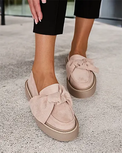 Royalfashion Demi chaussures femme avec nœud Eriz