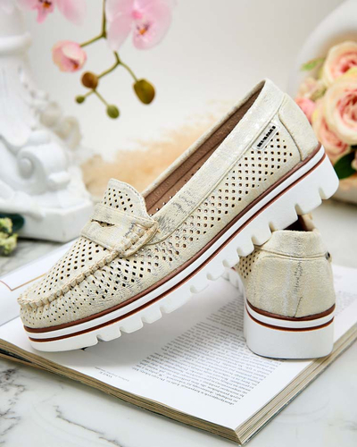 Royalfashion Mocassins ajourés pour femme Leteller
