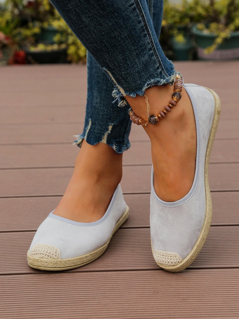 Espadrilles écologiques en suédine Royalfashion pour femmes Aroles