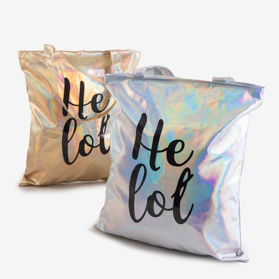 Sac bandoulière holographique doré - Sacs à main