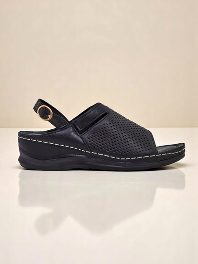 Royalfashion Sandales compensées pour femmes Mira