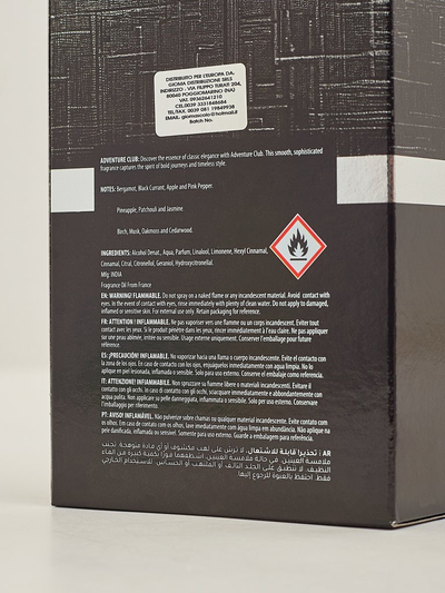 Eau de parfum inspirée pour homme Adventure Club