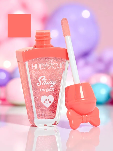 Gloss à Lèvres Pailleté couleur Pêche