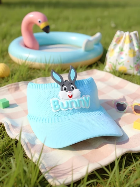 Royalfashion Visière de soleil pour enfants avec oreilles de lapin