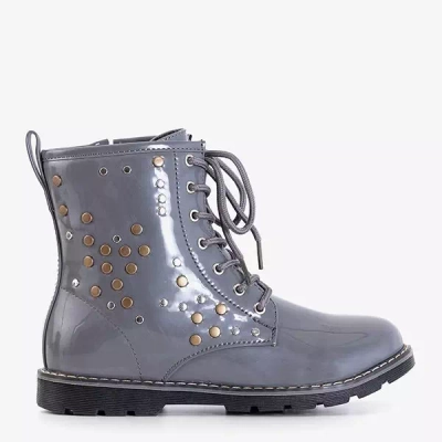 OUTLET Sacs Isibeal enfant laqués gris - Chaussures