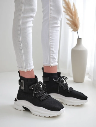 Royalfashion Baskets de sport hautes pour femmes Lorietea