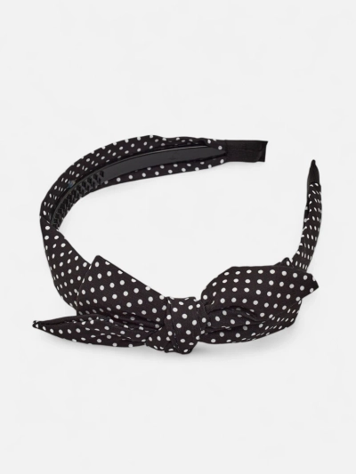 Royalfashion Bandeau pour femmes à pois avec nœud