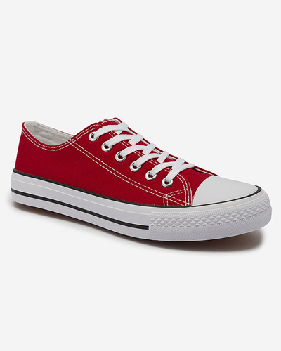 Rouge Baskets classiques à lacets pour femme Ogisa - Chaussures