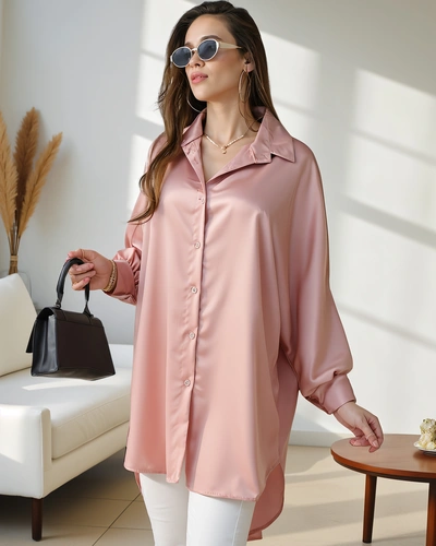 Chemise longue oversized pour femmes Royalfashion