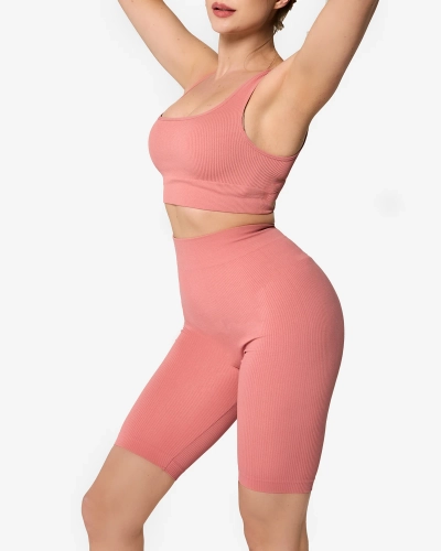 Coral Ensemble de sport rayé pour femme - Vêtements