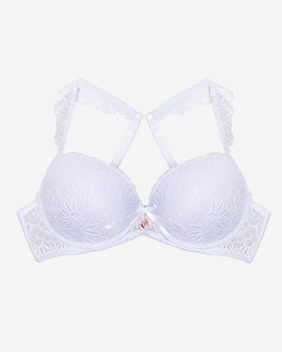 Soutien-gorge femme dentelle blanche - Sous-vêtements