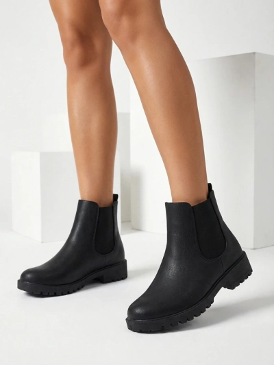 Bottines Chelsea pour femmes en cuir écologique Belmo