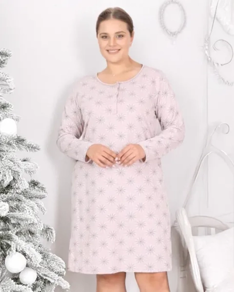 Robe de nuit pour femmes Royalfashion avec imprimé GRANDE TAILLE