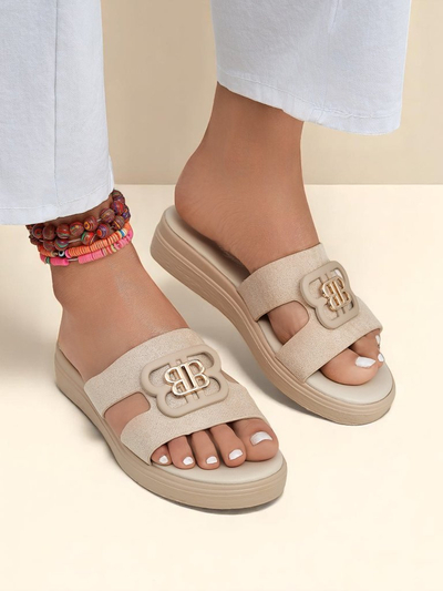 Royalfashion Claquettes plates ChicStep pour femmes