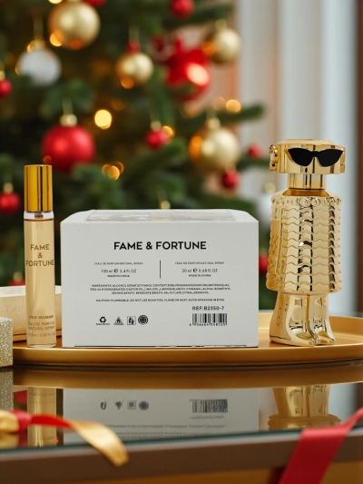 Coffret Inspirowana Damska woda perfumowana oraz perfumetka Fame Gold