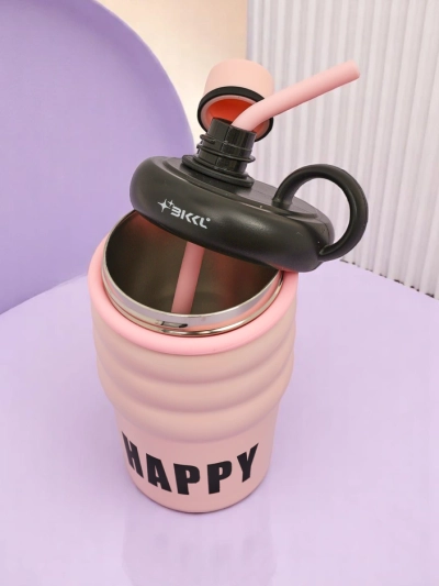 Mug Thermique Royalfashion avec BecVerseur Happy Cup