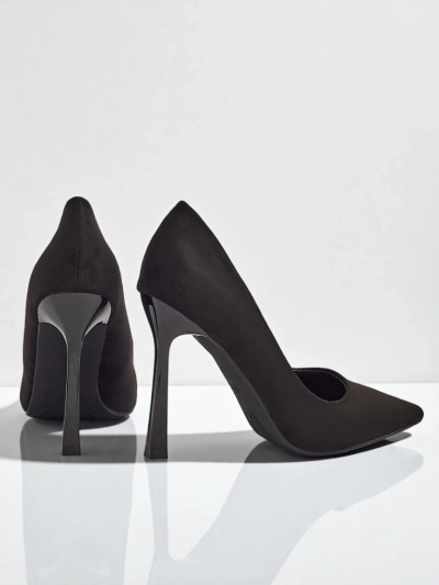 Escarpins pour femmes à talons aiguilles en daim écologique Belunika