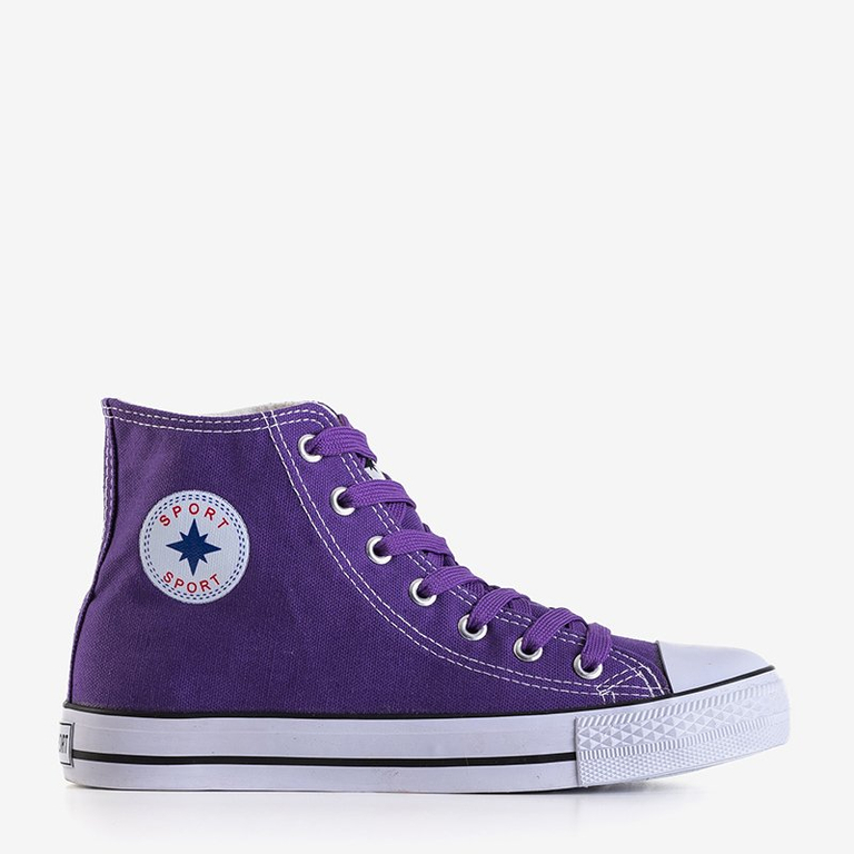 Baskets montantes violettes pour femmes Inter - Chaussures