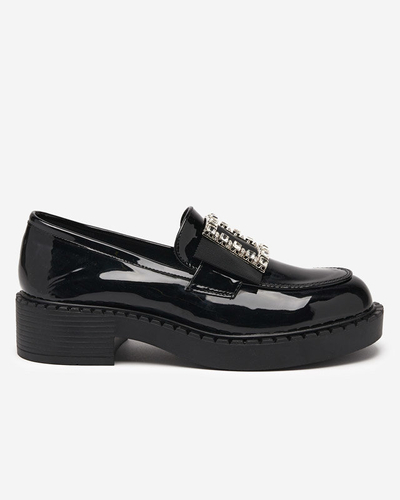 Chaussures laquées à boucle noire Fogim - Footwear