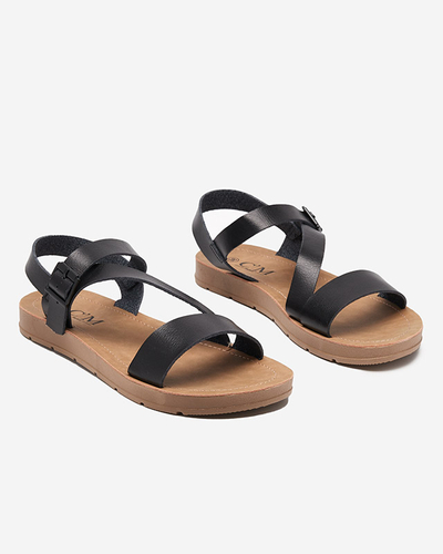 Sandales noires femme Canni - Chaussures