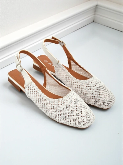 Royalfashion Sandales pour femmes à talon ouvert Breeze Woven