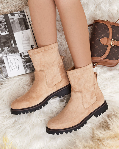 Royalfashion Bottes Gebimma pour femme en éco-suède