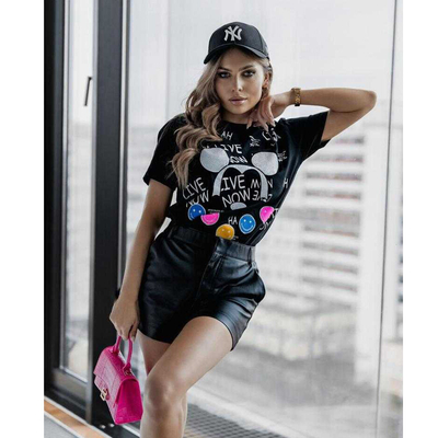 Royalfashion T-shirt imprimé pour femme