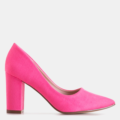 Escarpins rose fluo pour femmes à talon haut Madelina - Chaussures