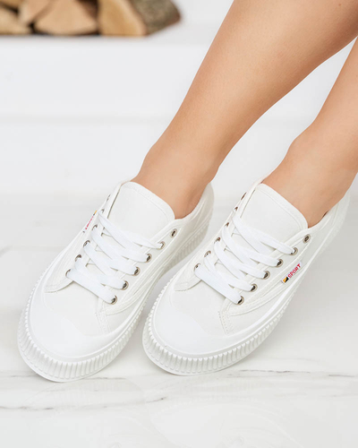 OUTLET Baskets blanches pour femmes Scola-Shoes