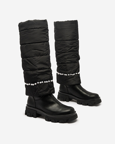 Royalfashion Bottes pour femmes en noir Ameroe