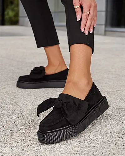 Royalfashion Demi chaussures femme avec nœud Eriz